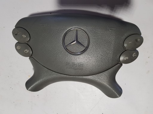 volantový airbag MERCEDES W209 W211 R230 šedá