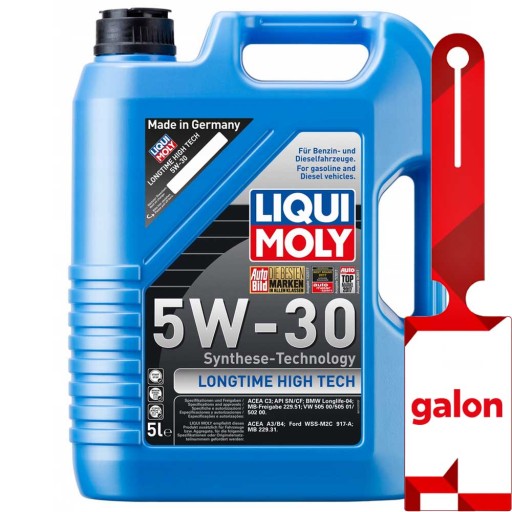 LIQUI MOLY LONGTIME HIGH TECH 5W30 5л 1137/9507