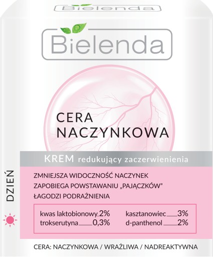 BIELENDA Redukčný krém na začervenanie