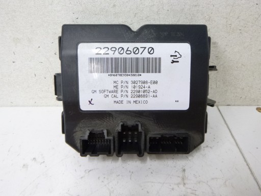 module control unit bonnet Komfortu Opel Insygnia A 2008-2017 22906070 Europa