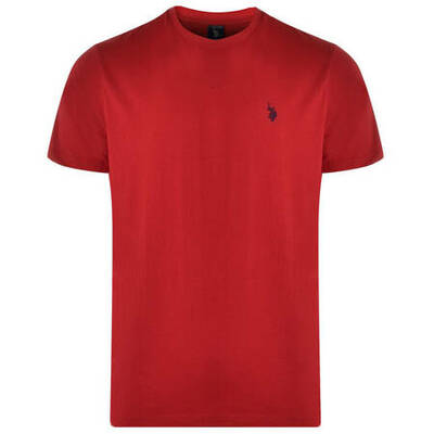 U.S. Polo Assn. červené pánske tričko, Veľkosť XL