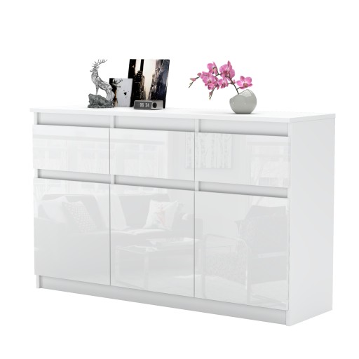 Комод AZ team 120 x 35 x 75 см білий