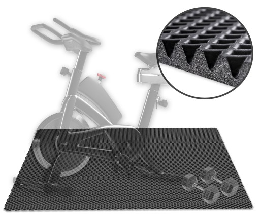 Mata ochronna amortyzująca pod sprzęt Fitness Eva Home 135x70
