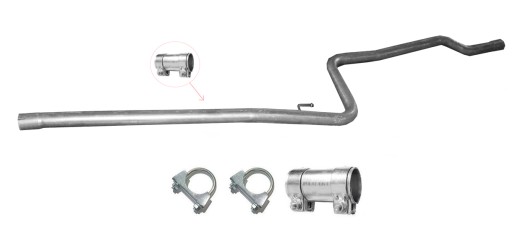 07.56 - FIAT DOBLO 1.6 D Multijet від 2010 LWB Середня труба