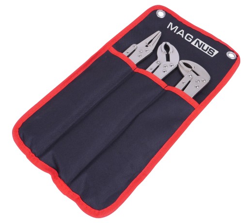 НАБОР ДЛИННЫХ ПЛОСКОГУБЦ MORS, 3 ШТ. XXL ДЛИНА 340-370 ММ MAGNUS