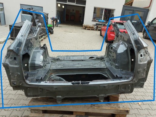 MERCEDES W213 E300de Kombi fender rear part left right floor komplet