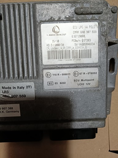 Bedienteil Landi Renzo Volkswagen Polo 616719000