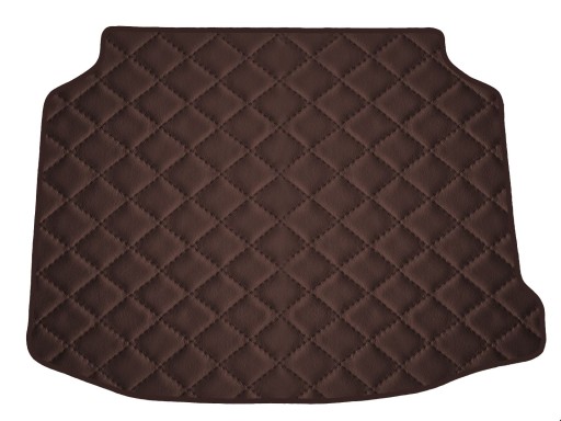 Коврик из экокожи КОРИЧНЕВЫЙ для Seat Leon III H/B, Leon III SC 2012-2020 гг.