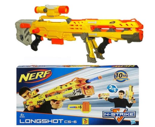 Nerf Long Shot CS-6 - Pistolet Nerf