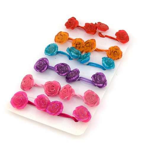 Набір різнокольорових гумок без стиків