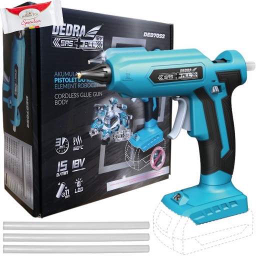 АККУМУЛЯТОРНЫЙ КЛЕВОЙ ПИСТОЛЕТ DED7052 SAS+ (КОРПУС)