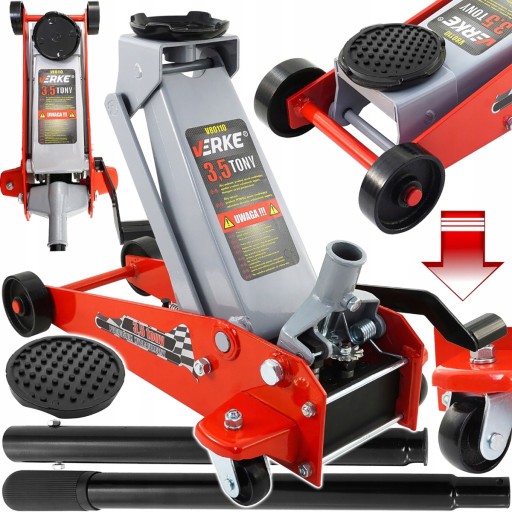 АВТОМОБИЛЬНЫЙ ДОМКРАТ ЛЯГУШКА 3,5 Т ПЕДАЛЬ РЕЗИНА