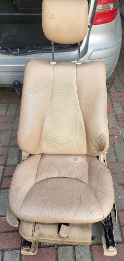 seat left front driver´s support rest MERCEDES S W220 OE EU beige