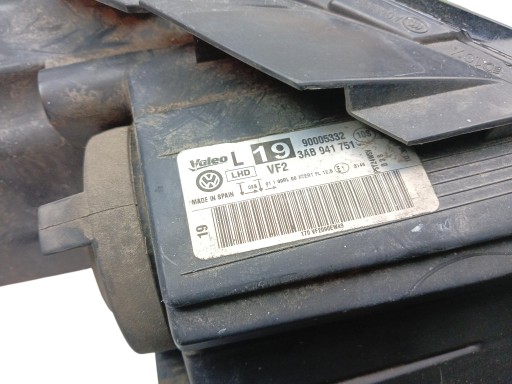 light left front VOLKSWAGEN PASSAT B7 (2010-2014) 3AB941751