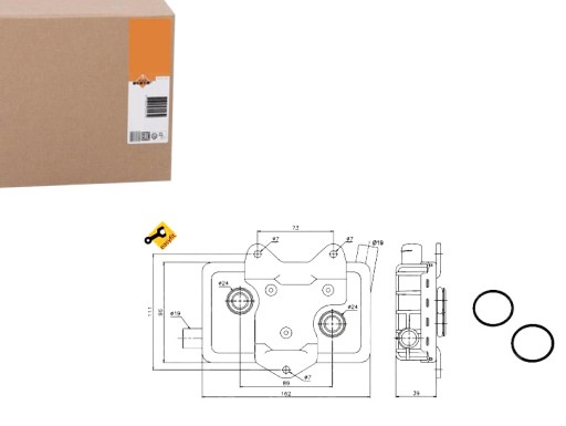 NRF/31180/ZAPS - NRF МАСЛООХОЛОДЖУВАЧ MERCEDES VITO 2.3D