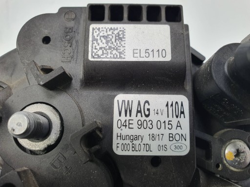 ALTERNATOR 04E903015A SKODA RAPID