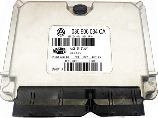 Audi a2 ecu комп'ютер 036906034ca iaw4mv.ca immo вимкнено