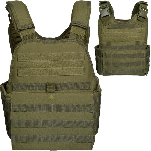 PLATE CARRIER MOLLE Оливковий тактичний жилет