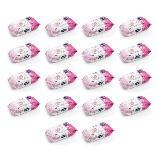 18× вологі серветки COLOTIS SSCENTED 1 x 120 шт.