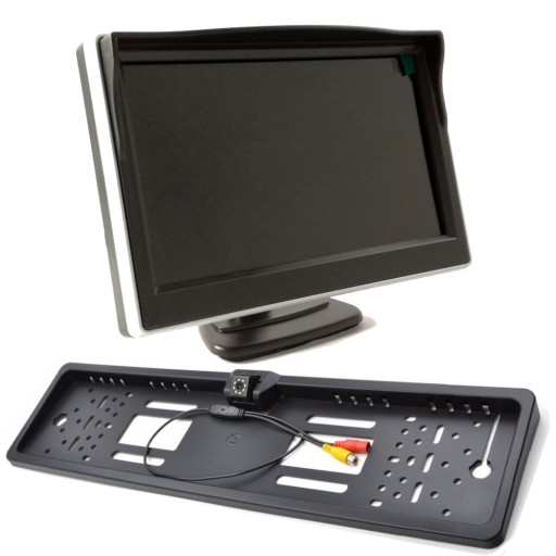 Монітор 5 дюймів Камера заднього виду в рамці 8 LED комплект