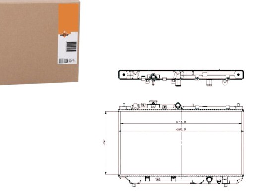 NRF509512(EXT) - NRF РАДІАТОР MAZDA 323F 2.0D TD NRF