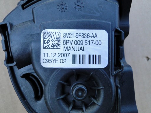 PEDAL potentiometer Gas MAZDA 2 II FIESTA MK7 1.6
