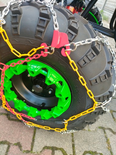 Цепи противоскольжения спереди 23x7-10 Quad