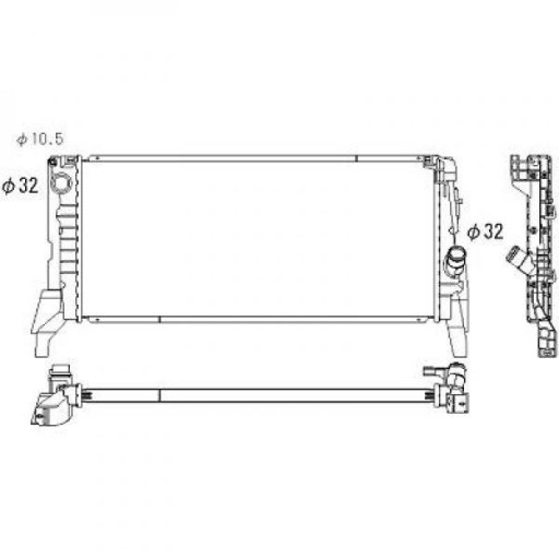 DCM3916 - Радиатор мини купер 04/2013-