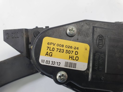 PEDAL potentiometer gas 7L0723507D VOLKSWAGEN TOUAREG II 7P