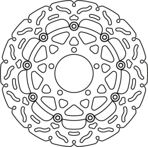 MSW264RAC - ТОРМОЗНОЙ ДИСК ПЕРЕДНИЙ ZX10R, ZZR 1400, GTR 1400