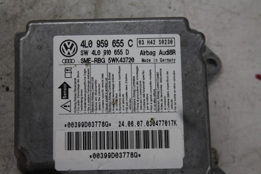 MODUL SENSOR AIRBAG 4L0959655C AUDI Q7 05-09