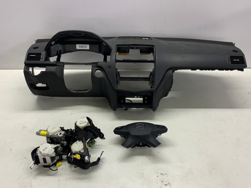 console dashboard instrument panel airbag tension belts MERCEDES W204 C-KLASA (07-14) KOMBI
