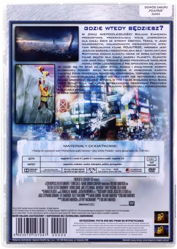 Pojutrze płyta DVD • Cena, Opinie - Allegro