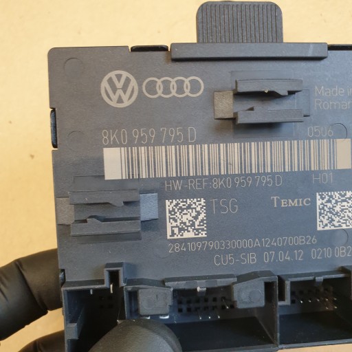 module control unit door rear part AUDI A4 B8 8K A5 8T OE