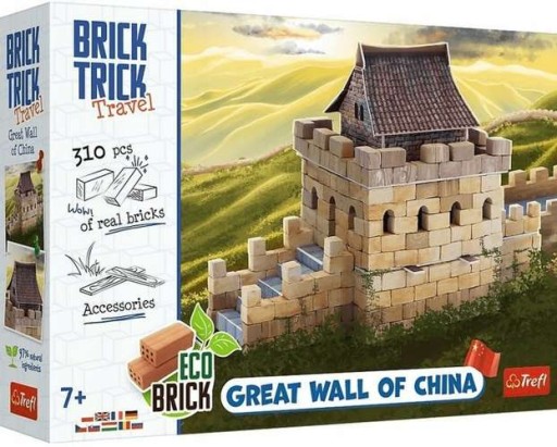 Trefl Brick Trick побудуйте китайську стіну з цегли