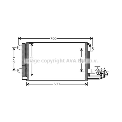 КОНДЕНСАТОР, КОНДИЦИОНЕР AVA QUALITY COOLING VN5209D изображение 1