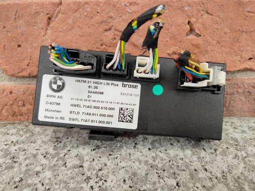 Bmw x3 g01 x5 g05 x7 g07 g30 модуль драйвера гачка 5a4a598