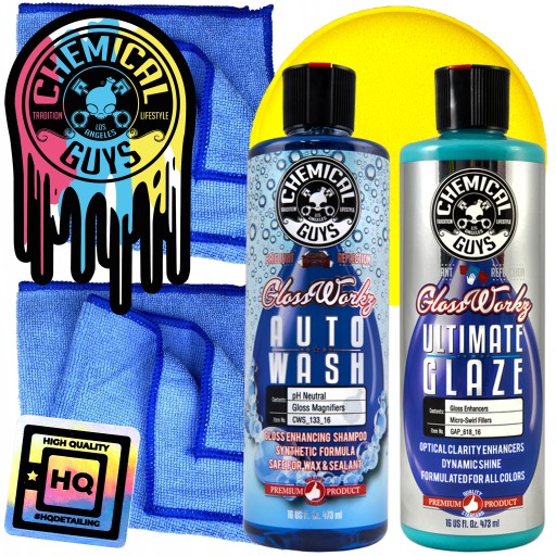 Набор CHEMICAL GUYS GLOSSWORKZ GLAZE - сильный блеск