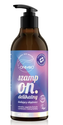 ONLYBIO Reverse Washing SHAMPOO JEMNÁ OBJEM