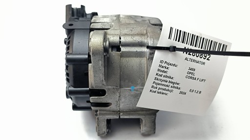 alternátor 9835689480 1.2 OPEL CORSA F LIFT
