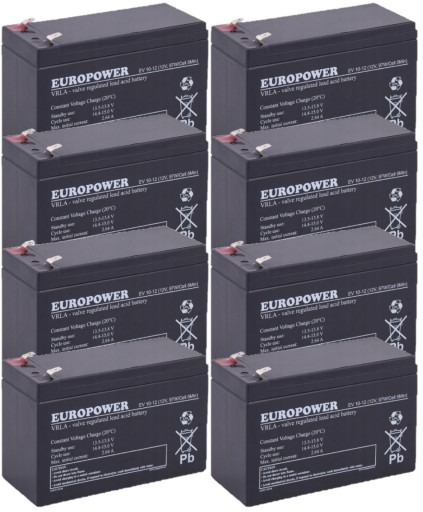 Батареи tbc33, комплект батарей для ибп apc eaton powerwalker 8x ev 10-12