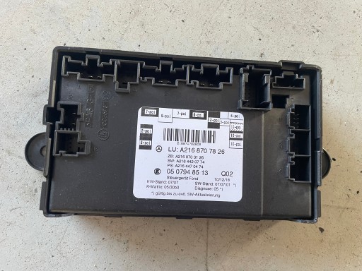 2168707826 - Модуль контроллера окон a2168707826 mercedes w216