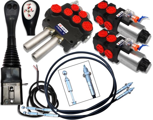 8054.2P.2X2M - СПЛИТТЕР 80Л + ДЖОЙСТИК 2P НАБОР 4 СЕК ДЛЯ ПОВОРОТА