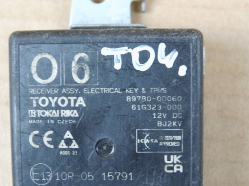 Toyota Yaris Cross module computer control unit KEY & TPMS 897B0-0D060