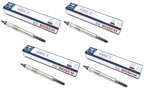 4x свічки розжарювання bosch 0 250 202 048 glp055 /2.0hdi 2.0tdci/