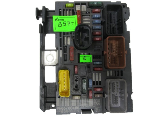 PEUGEOT CITROEN КОРОБКА BSM МОДУЛЬ 9666700480 R05
