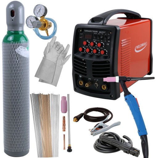 Зварювальний апарат Weldman TIG 200 AC DC MMA HF Pulse Kit