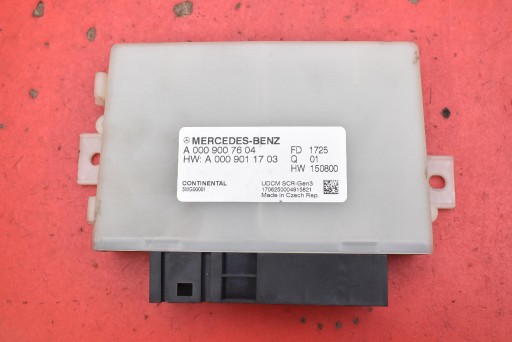 control unit module of the gas SCR A0009007604 MERCEDES E-KLASA W213 2.0 CDI 194 KM