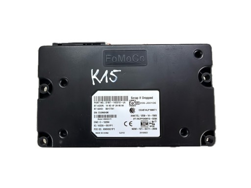 control unit module BLUETOOTH FORD FIESTA MK7 D1BT-14D212-LA