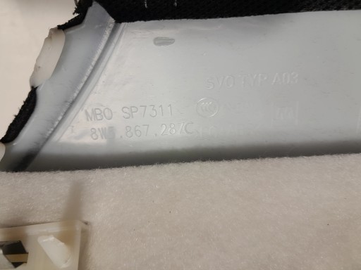 AUDI A4 B9 LIFT Blende Abdeckung Blende Abdeckung SLUPKA links heck 8W5867287C
